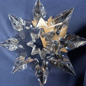 Crystal D’rques Paris Star Shaped Decorative Candle Holder